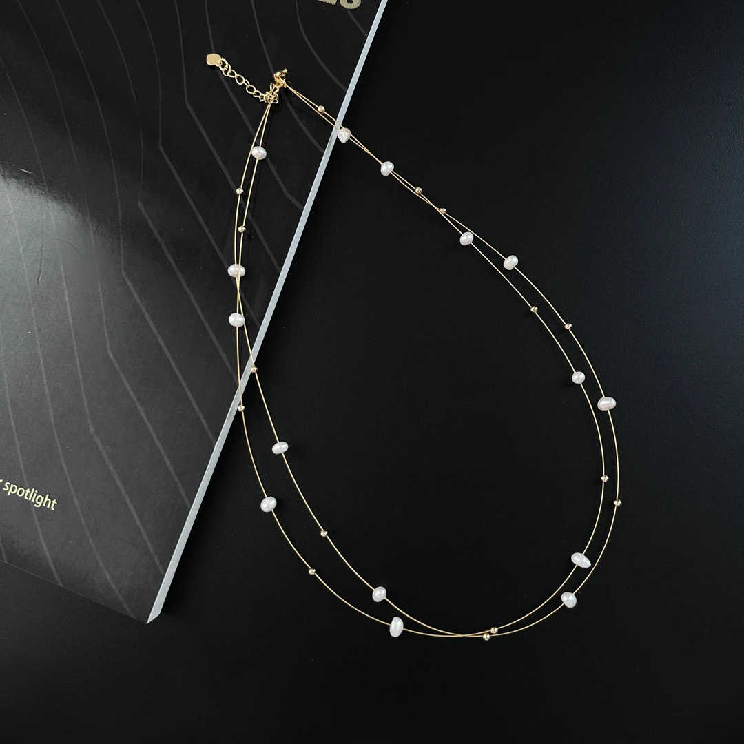 铜合金仿珍珠项链 PCNY「贝壳链」初春新款纯天然手工贝壳项链女6