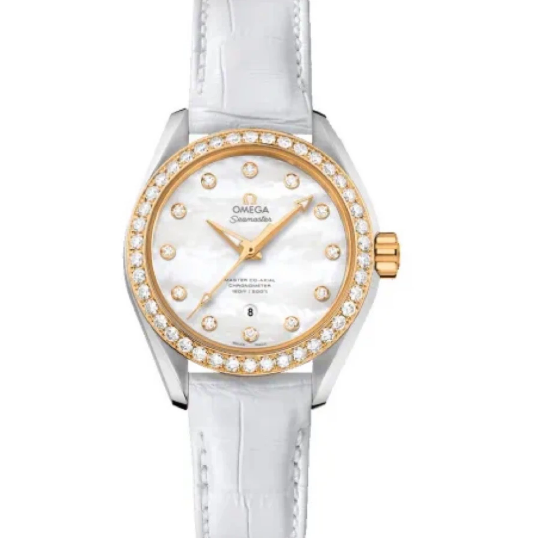 全新未使用 Omega/欧米茄 海马 机械表 精钢 34mm 24年全新未使用