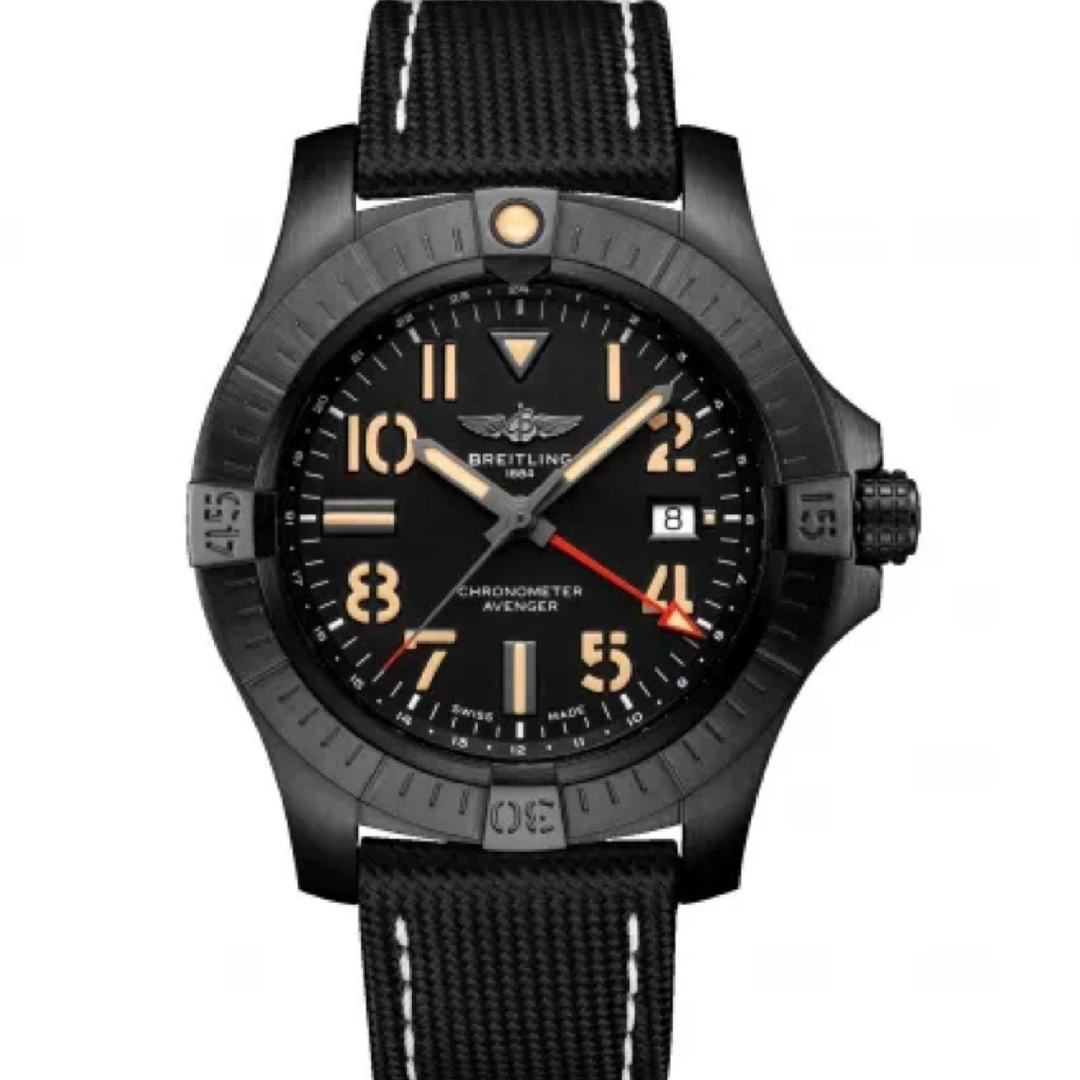 99新 BREITLING/百年灵 复仇者V32395/45表径机械男士腕表