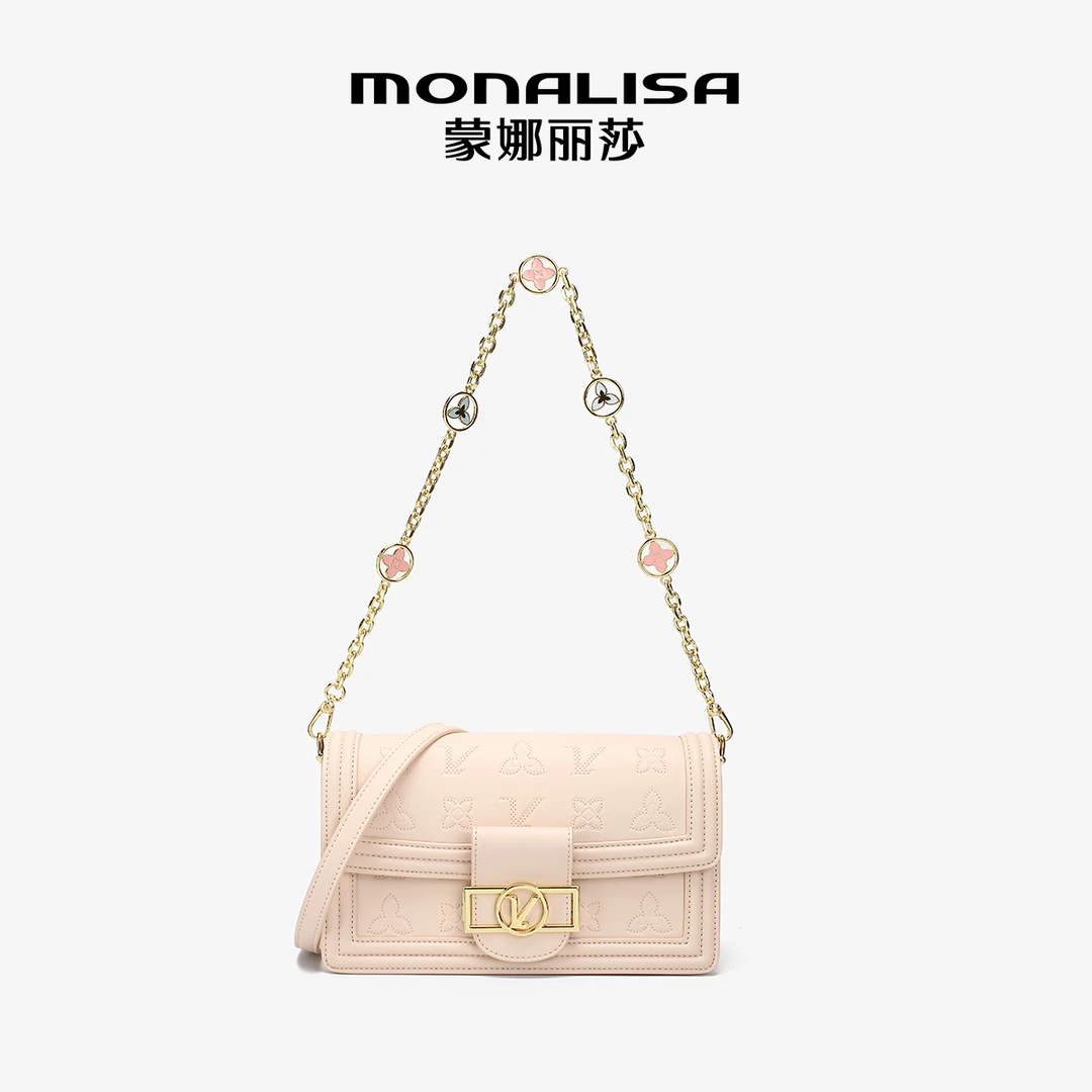 MONALISA/蒙娜丽莎【鹊桥相会】真皮单肩腋下包24101