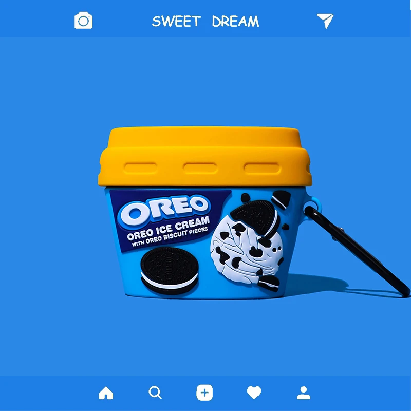 创意奥利奥airpods1/2/3代耳机套适用苹果AirPods Pro2蓝牙保护壳