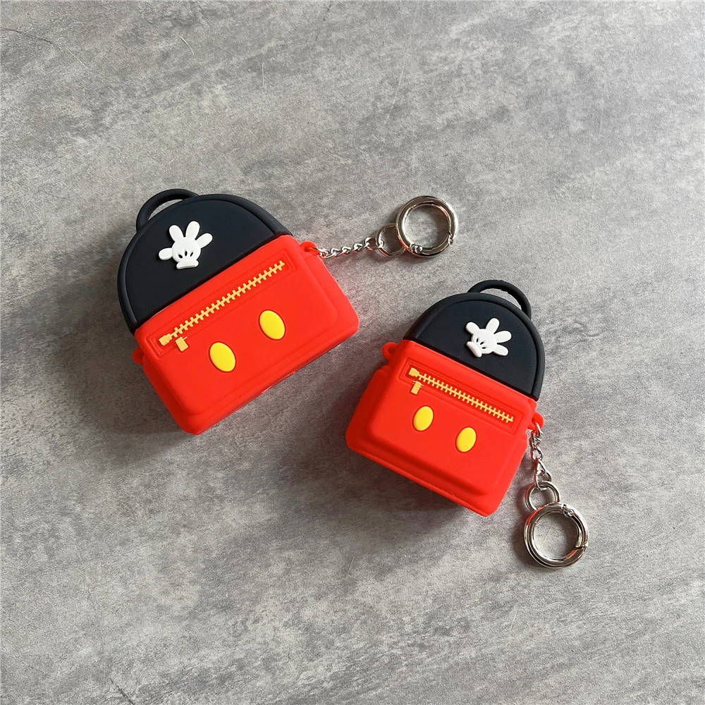 ins卡通背包airpods pro2保护套适用苹果三代蓝牙耳机套1/2代软壳