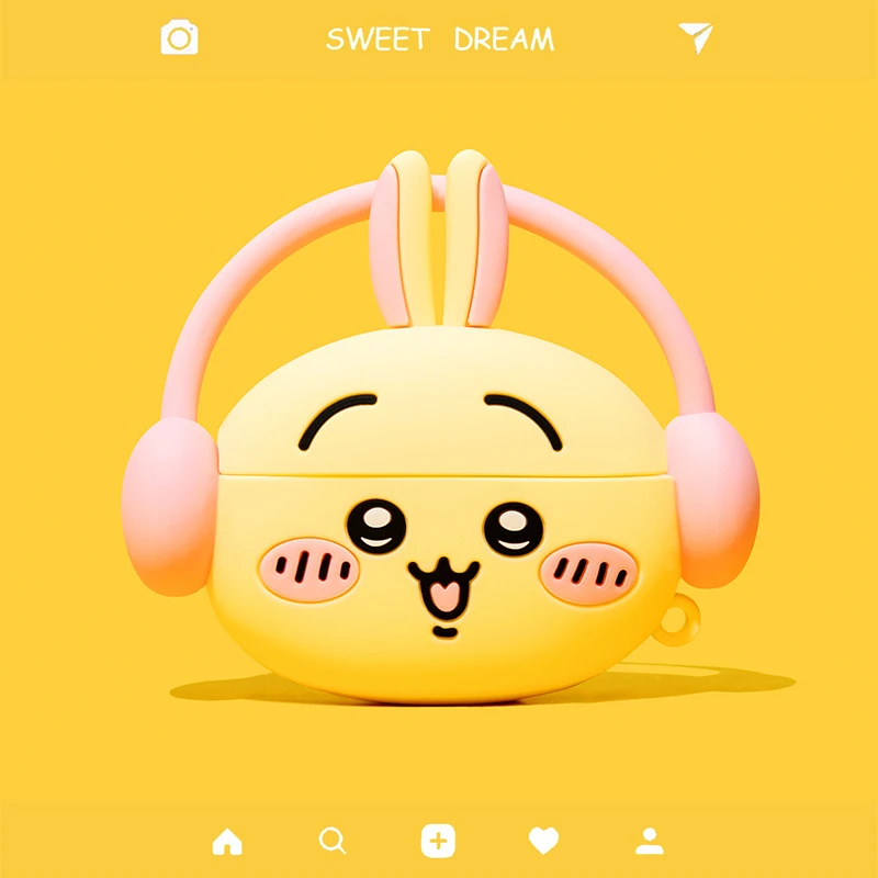 可爱乌萨奇AirPods4代耳机套适用AirPodsPro2蓝牙保护壳苹果2/3代