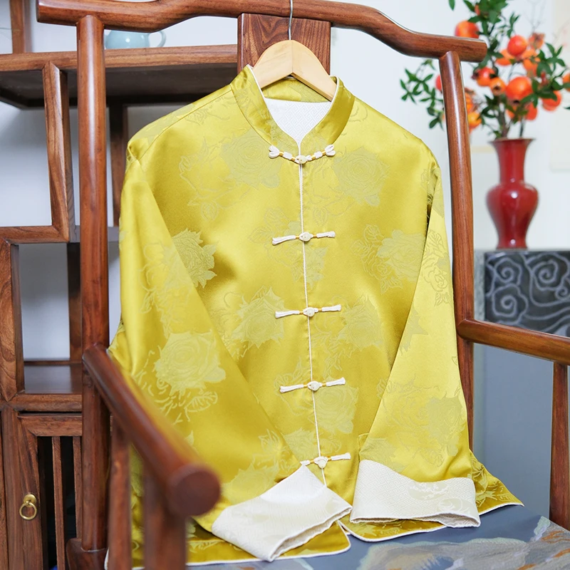 『秋思』新中式桑蚕丝外套上衣DFWW7172