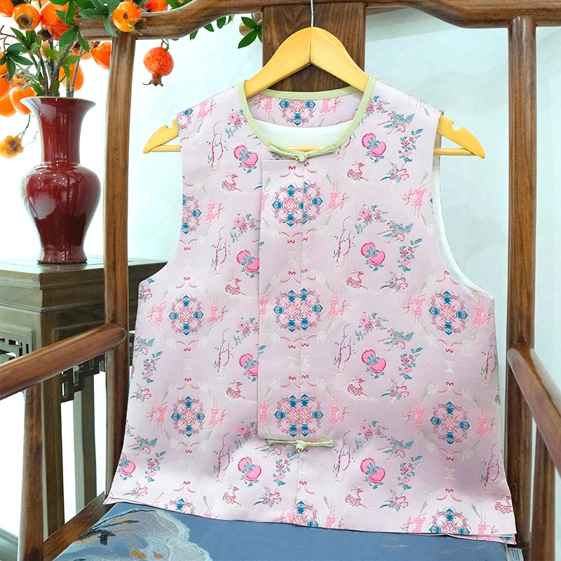 『温楹』新中式桑蚕丝马甲L1003