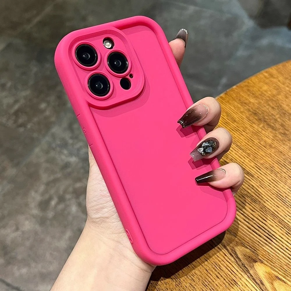 多巴胺高级磨砂肤感苹果15手机壳iphone13/14promax防摔12/11女软