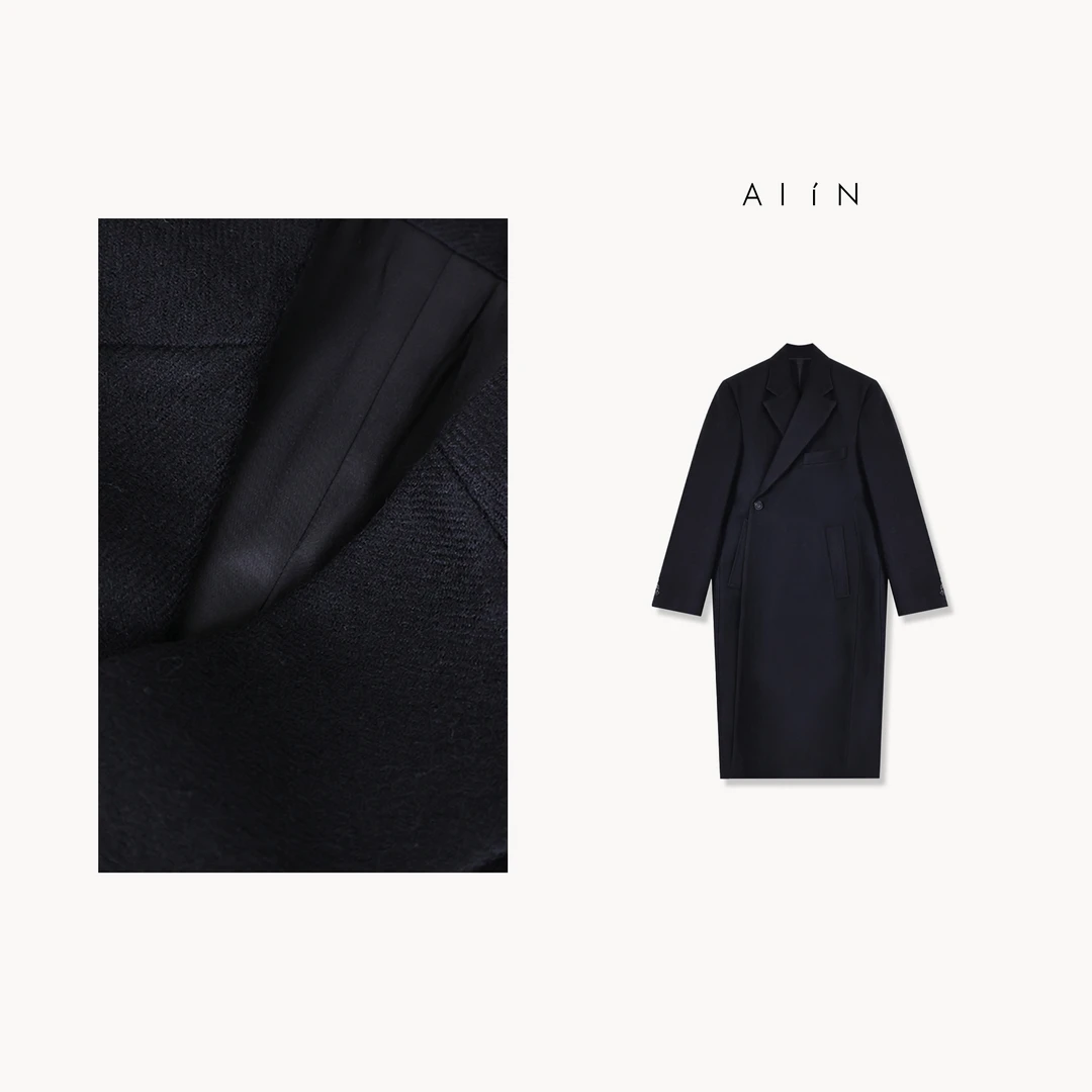 ALIN【绵羊解构外套】秋冬简约高级感日本进口绵羊外套 24-AWD1656