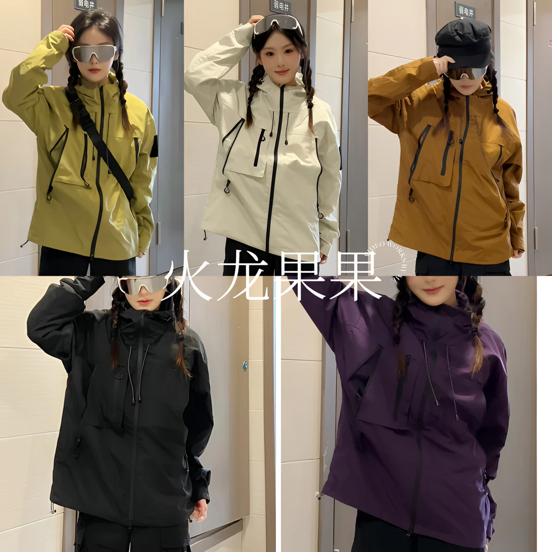 【现货】J91男女同款冲锋外套2024秋季户外运动休闲夹克Y