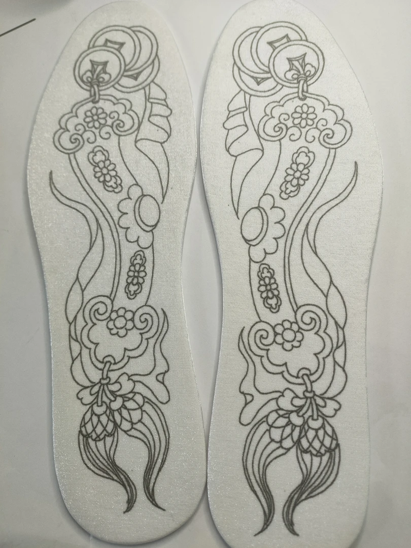 手工刺绣鞋垫半成品纯棉包送针线布丁针，五双以上包邮十双有福利。