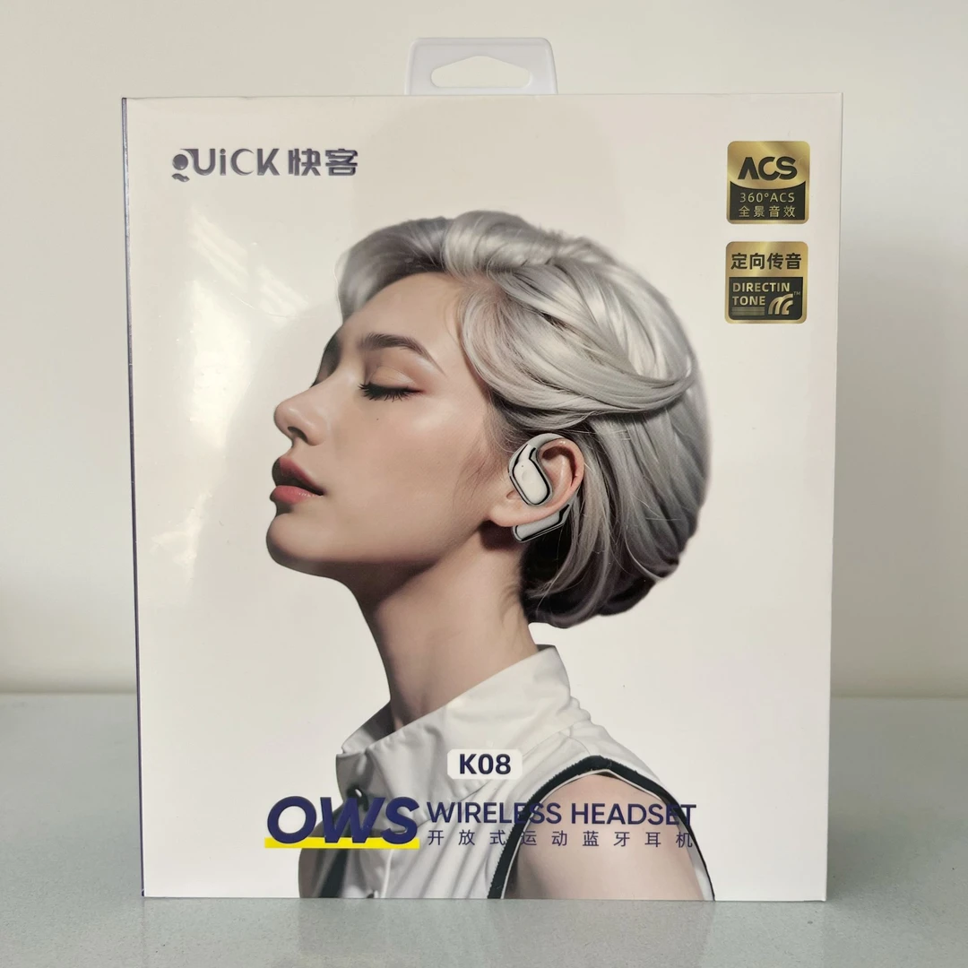 准新品 AIR JORDAN 快客k08开放式无线运动型蓝牙耳机蓝牙耳机