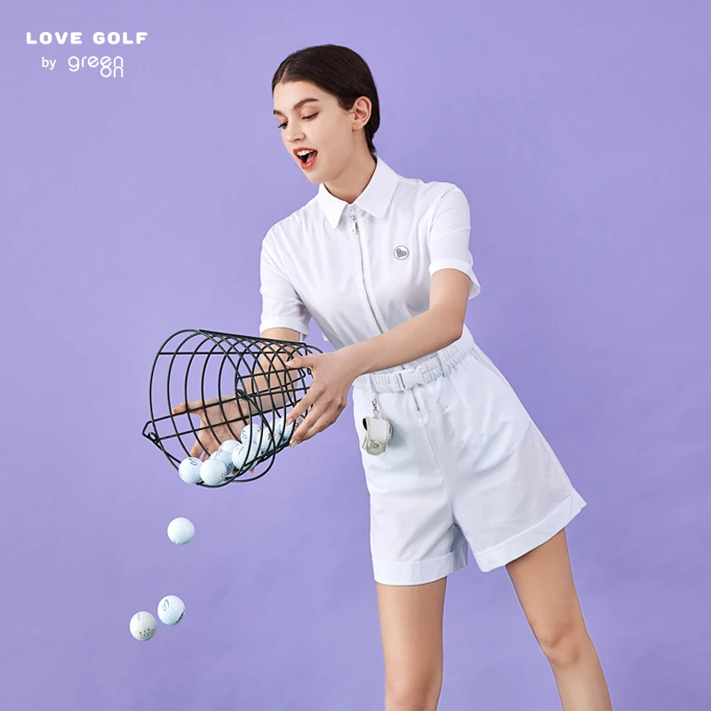高尔夫服装女连衣裙夏季女装高端韩版修身时尚套装女裙裤LG2205