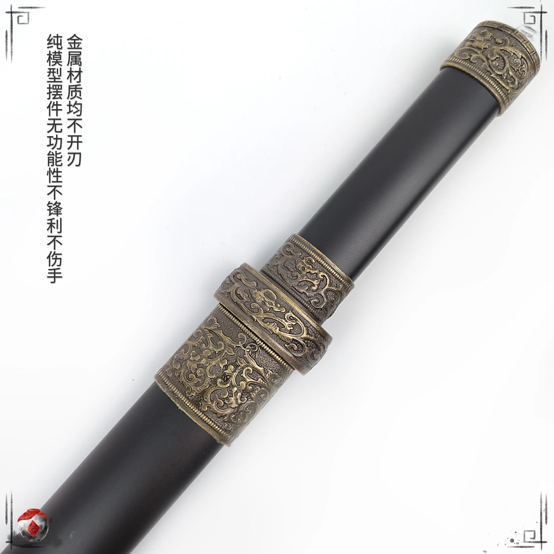 【小木兰】合金外鞘装饰不锈钢剑身PVC柄材小剑不开刃摆件工艺品