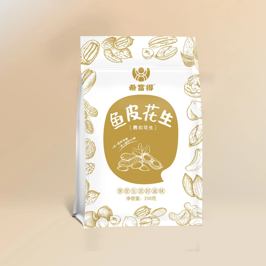希富得【福利款】经典零食鱼皮花生，伴您找回纯真时光 低温烘焙