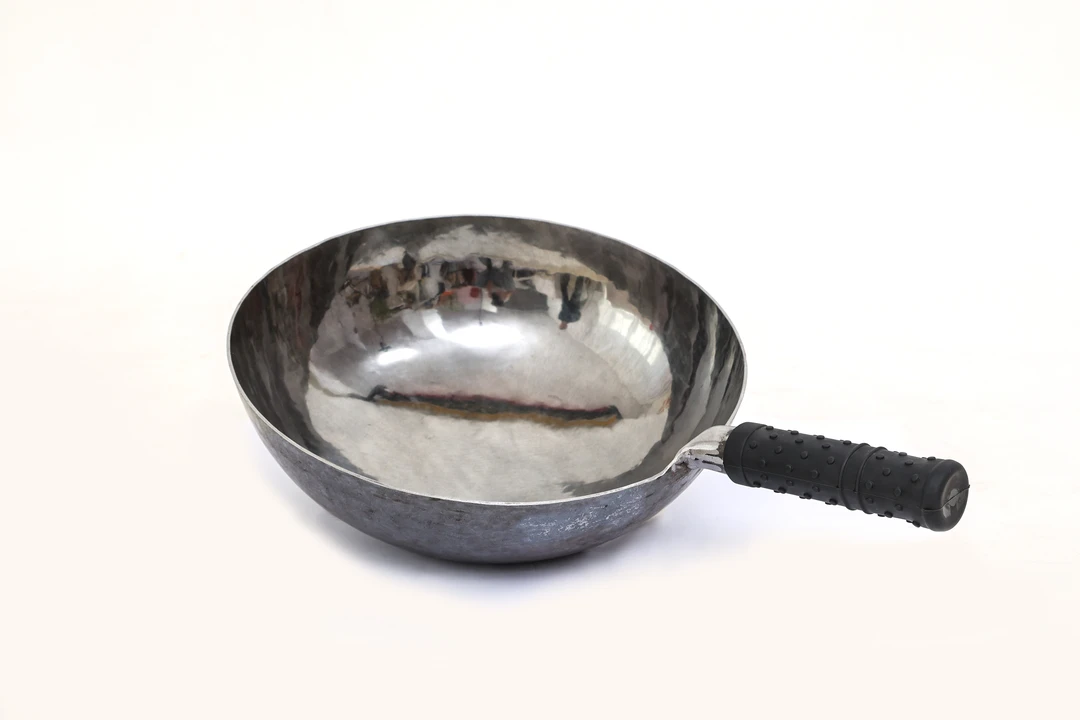 纯手工锻造正宗章丘铁锅孟师傅二级热锻纯手工冷段4遍，不易粘锅！