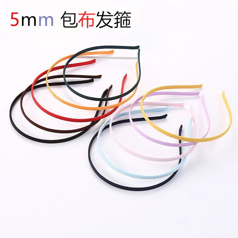 扭扭棒发箍diy材料包不锈钢金属包布儿童头箍彩色饰品手工发饰
