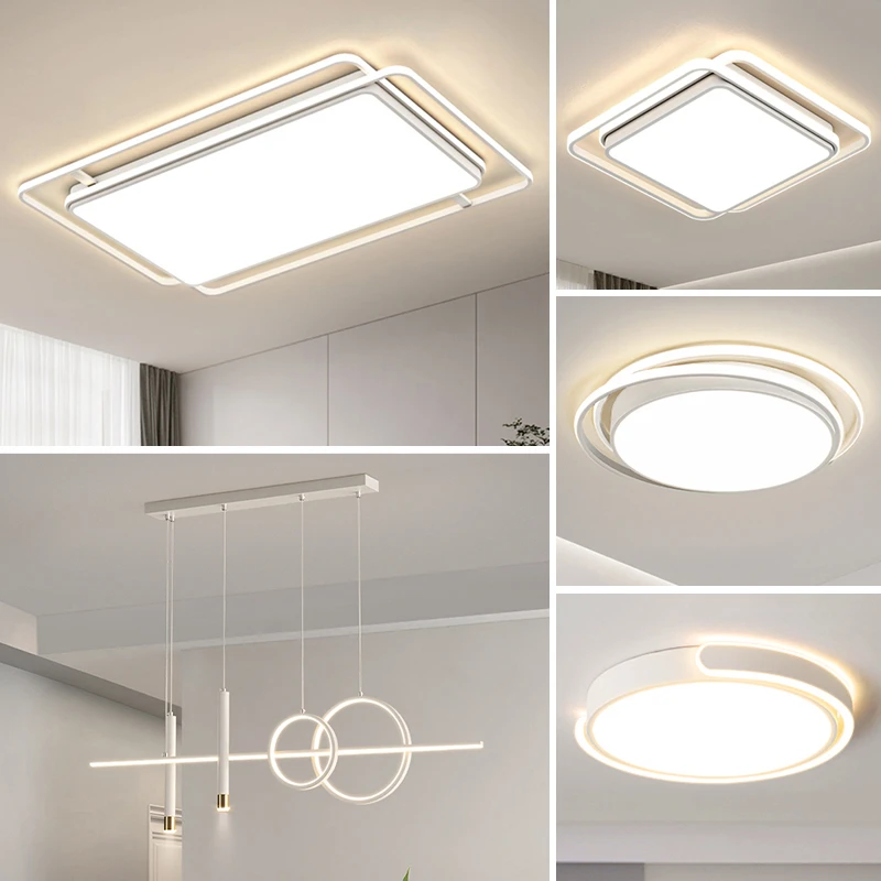 客厅灯现代简约大气超亮护眼主卧led吸顶灯广东中山全屋套餐组合