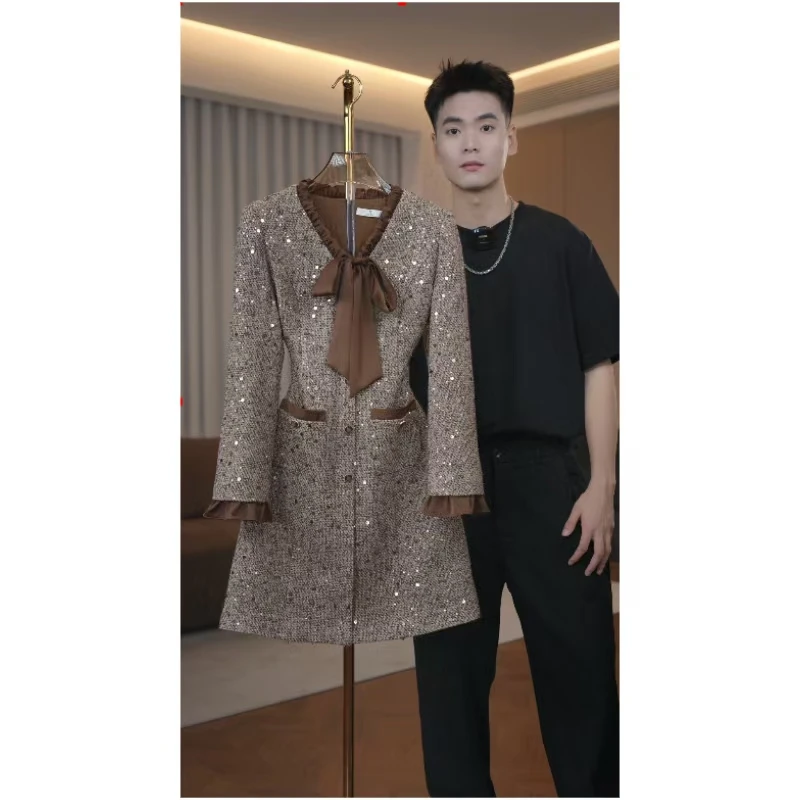 【语馨服饰】1862新款气质收腰显瘦连衣裙