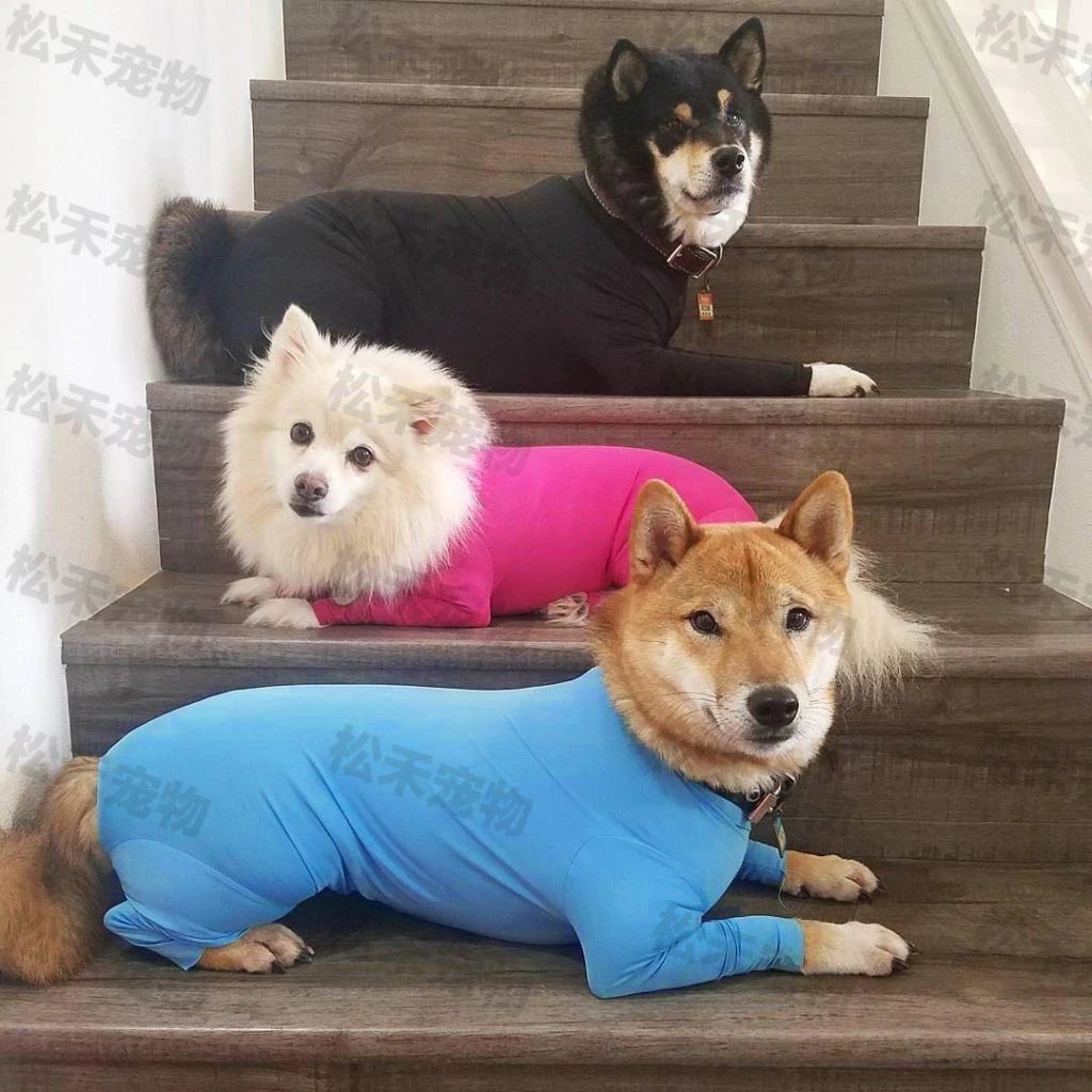 狗狗紧身衣打底全包四脚秋冬狗狗衣服四脚衣服宠物服狗狗弹力衣服