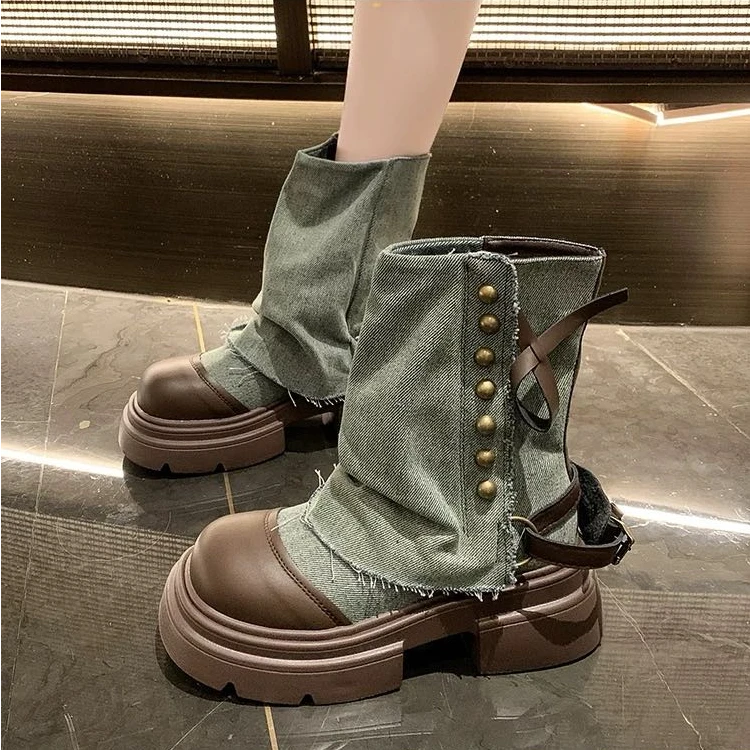 【新疆包邮】2024冬季爆款西部牛仔马丁靴3059