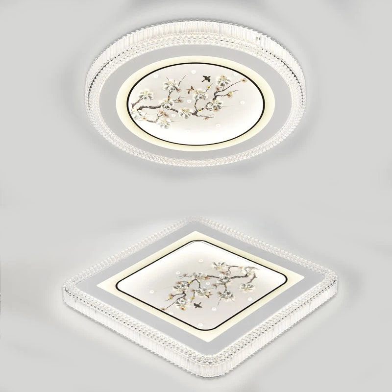 LED新款梅花吸顶灯主卧灯圆形房间灯现代简约灯具家用创意灯具