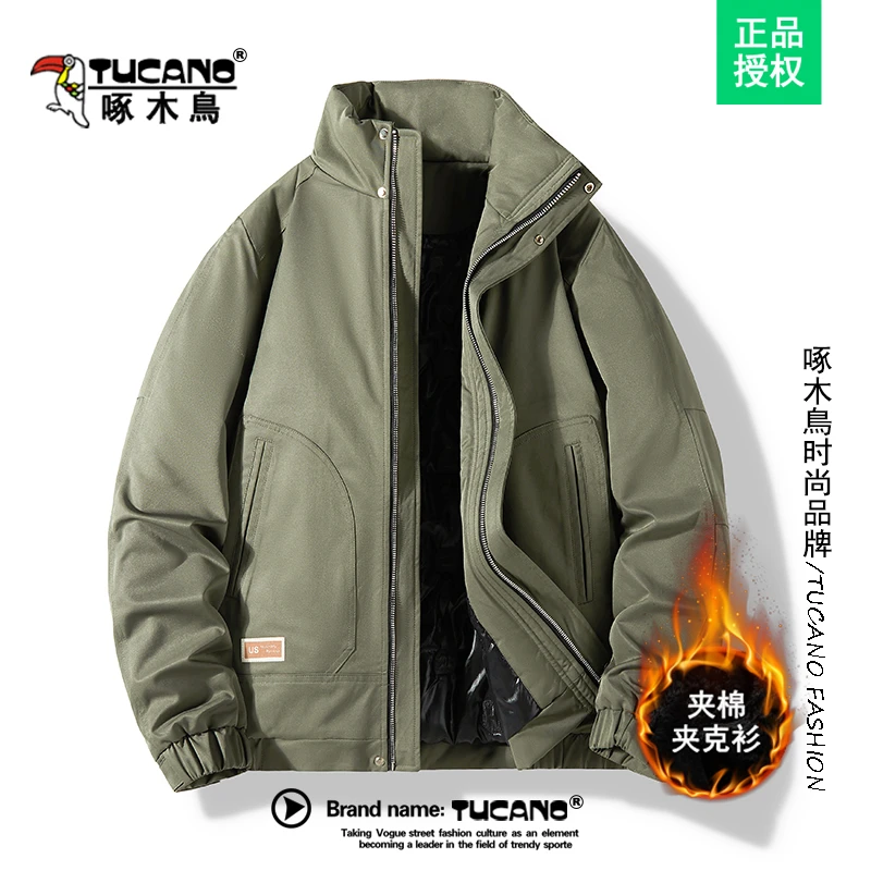 TUCANO/啄木鳥男士夹克棉衣秋冬季加厚保暖防风大码休闲宽松棉袄