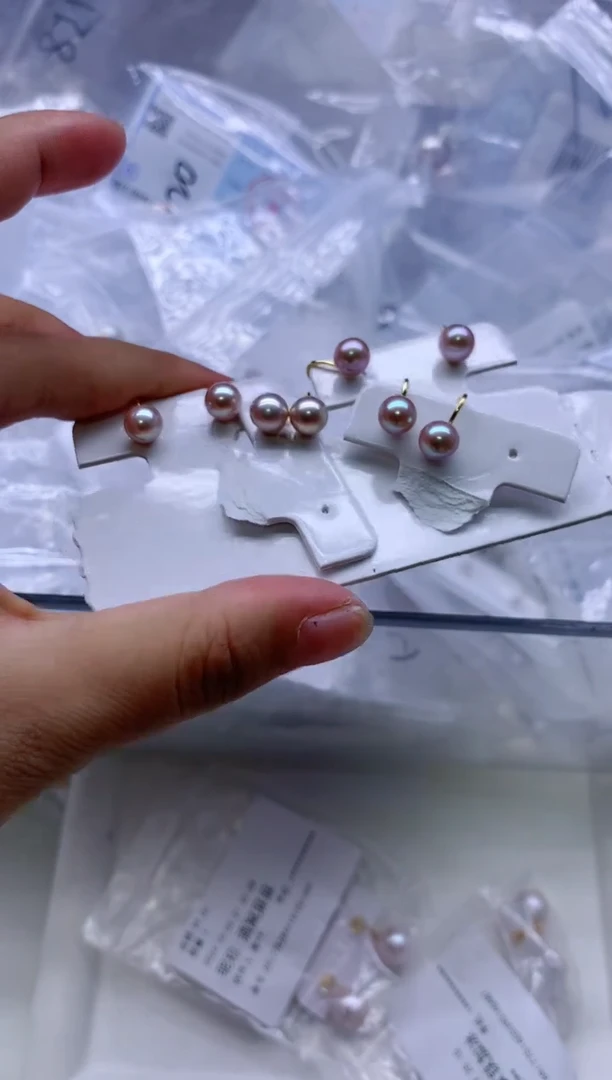 【闪购商品】淡水珍珠耳饰银S925镶嵌淡水珍珠耳夹多样性发其一