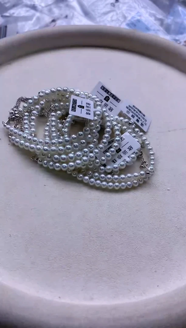 【闪购商品】淡水珍珠手链银S925镶嵌淡水珍珠手链多样性发其一