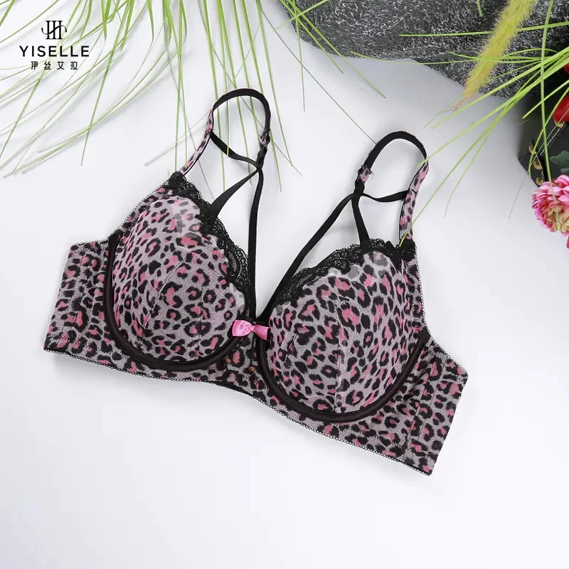 软钢圈薄款美背防凸点文胸895559蕾丝聚拢大码舒适