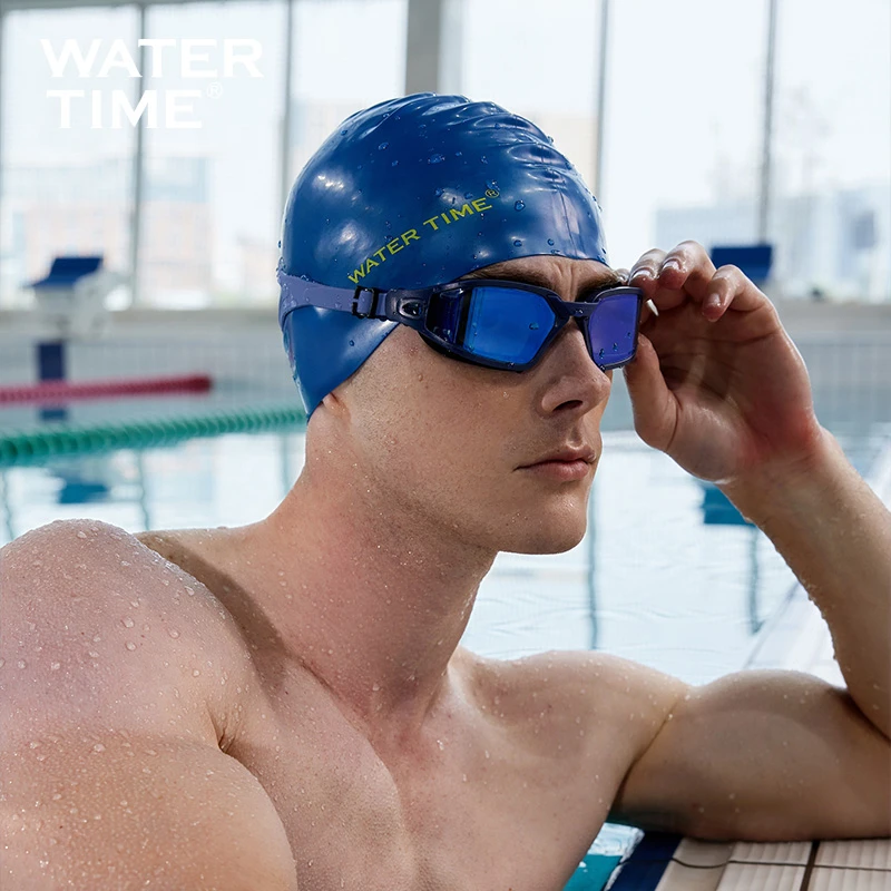 WaterTime泳镜高清防水防雾舒适贴合近视镀膜游泳眼镜男女套装