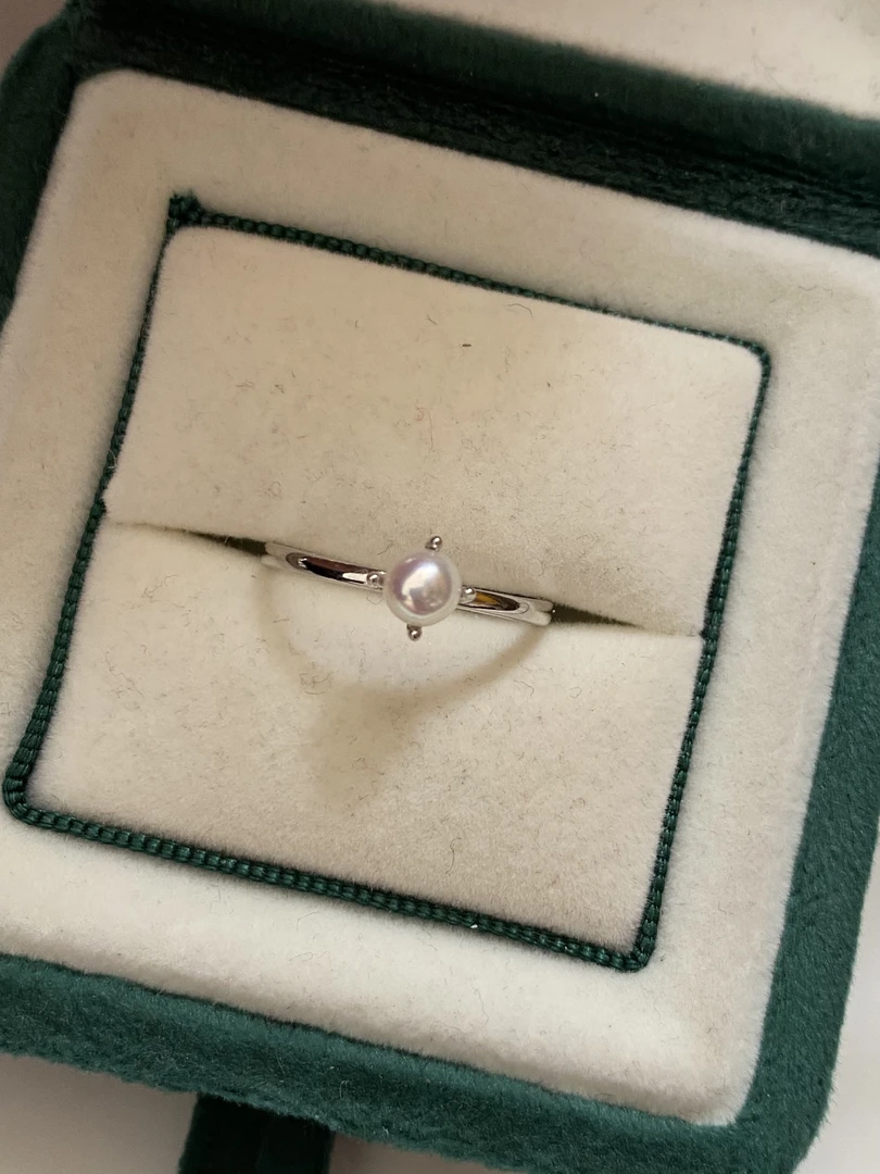 合金戒指 可调节戒指指环白色时尚简约经典气质强光无瑕简单