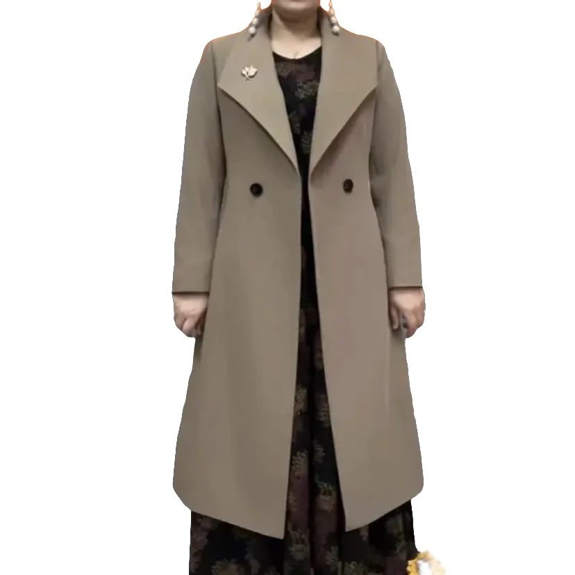 时尚新款中年妈妈装风衣外套