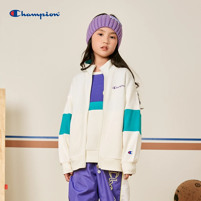 Champion童装春季新款中大童开衫卫衣CK-YS015