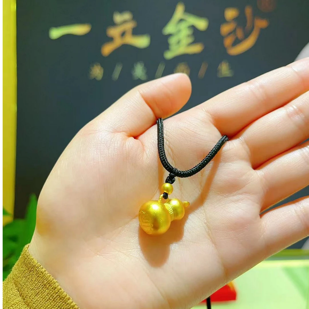 铜合金布艺吊坠 葫芦 吊坠吊坠时尚编绳挂坠（敏感体质慎拍）