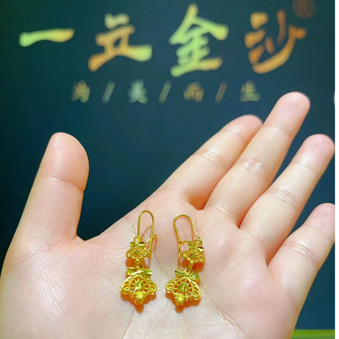 铜合金耳饰 耳饰 时尚蝴蝶耳坠（敏感肤质慎拍）