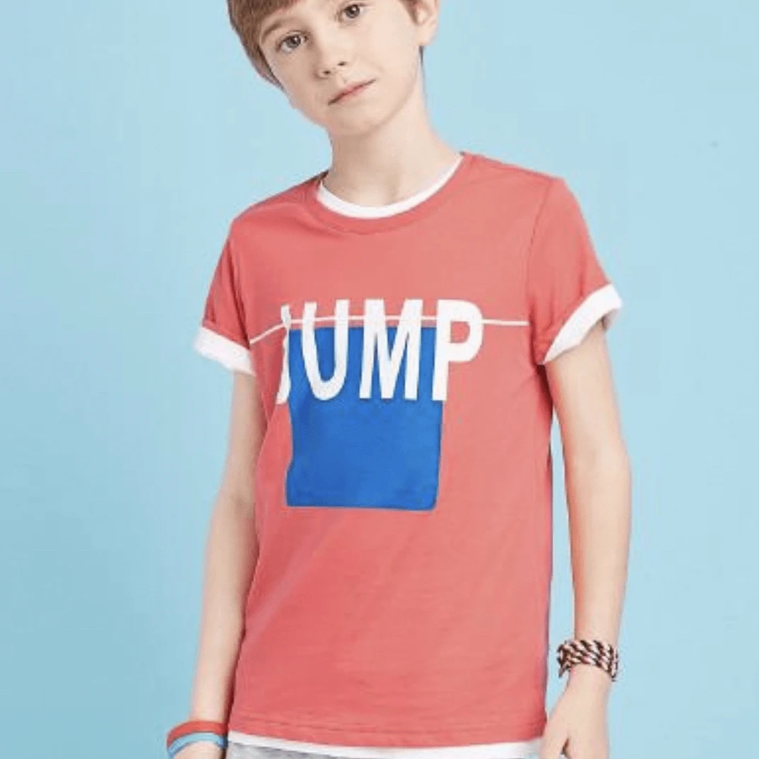 【微瑕】巴家剪标男童短袖T恤夏季中大童棉短袖T恤1133