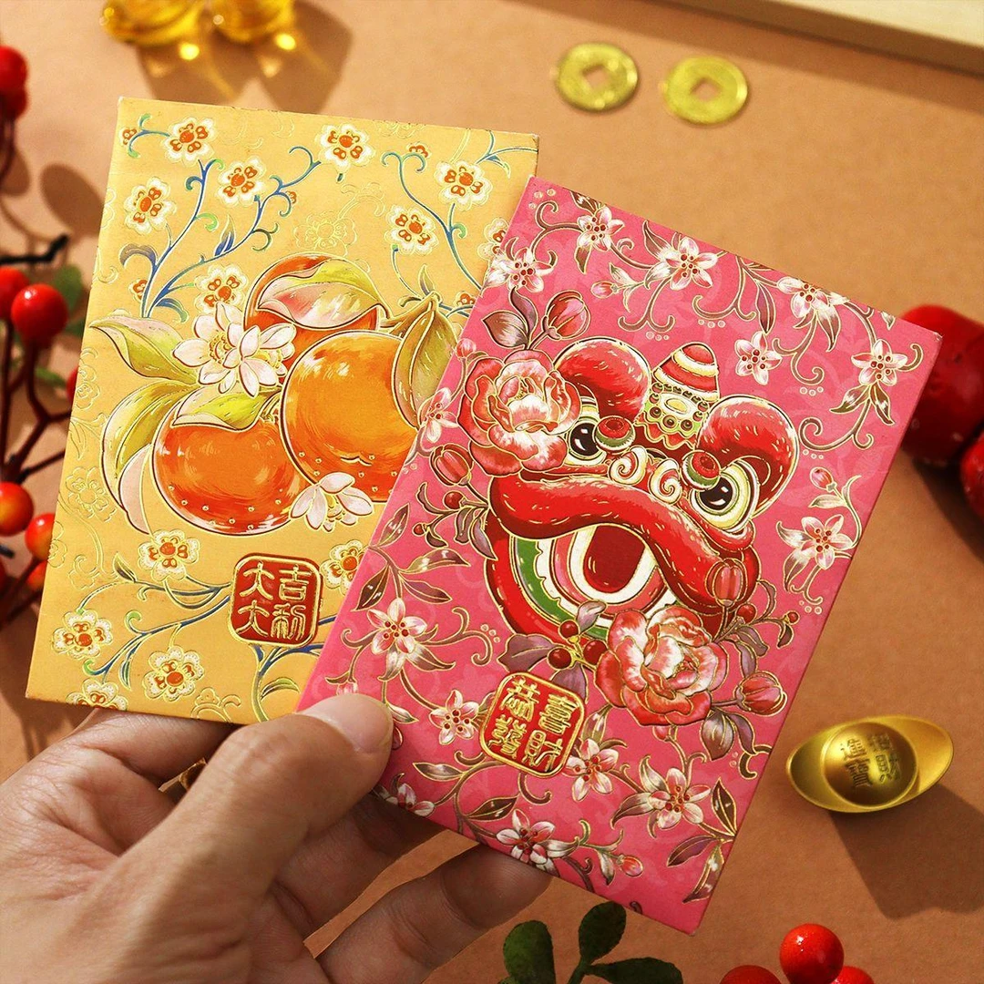 精致2024龙年新年利是封通用春节原创国风国潮个性创意卡通红包袋