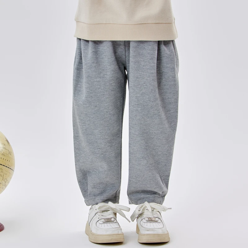 HEY LADS/男生女生女小童针织长裤女童春秋儿童秋季宽松运动舒适