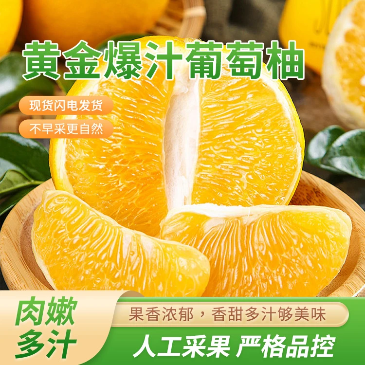 福建葡萄柚新鲜香甜皮薄肉嫩饱满爆汁浓郁新鲜水果坏果包赔Y