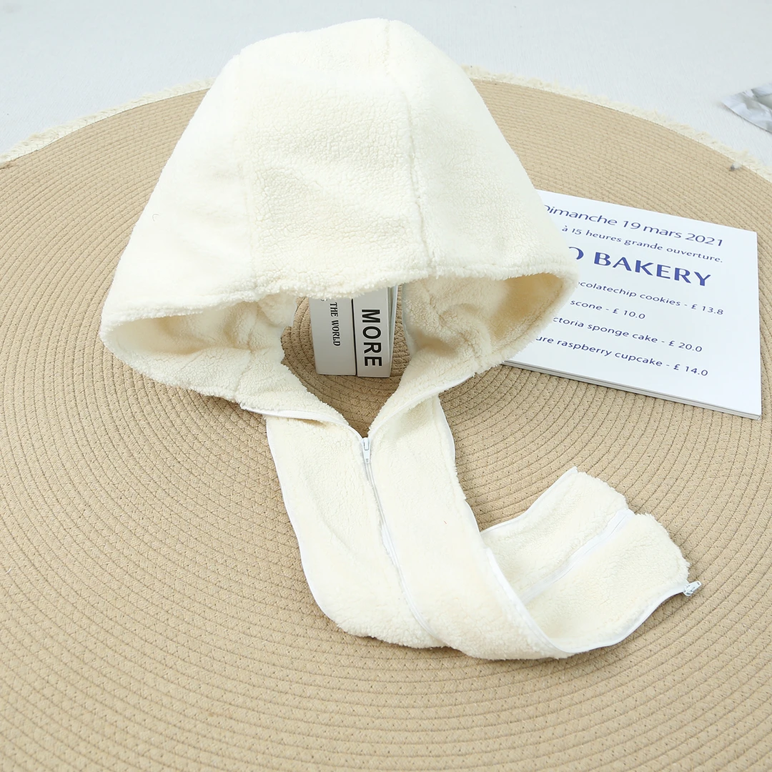 气质保暖帽防寒冬季时尚摇粒绒帽女2024新款保暖帽子6D99拍一发二