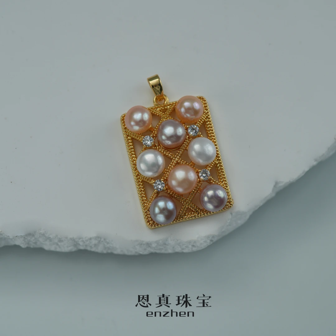 合金吊坠 时尚轻奢复古无事牌吊坠不含链FL079
