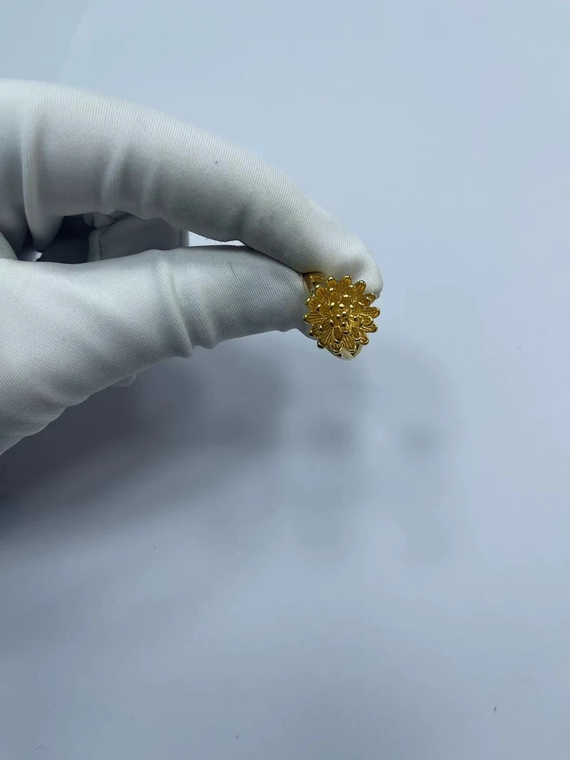 铜合金戒指 【货主清货】花花活口戒指A10