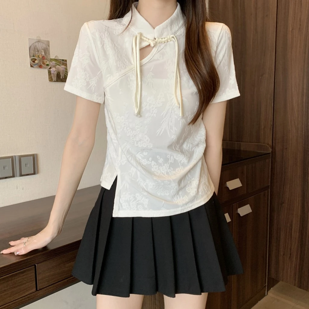 夏季中国风修身上衣