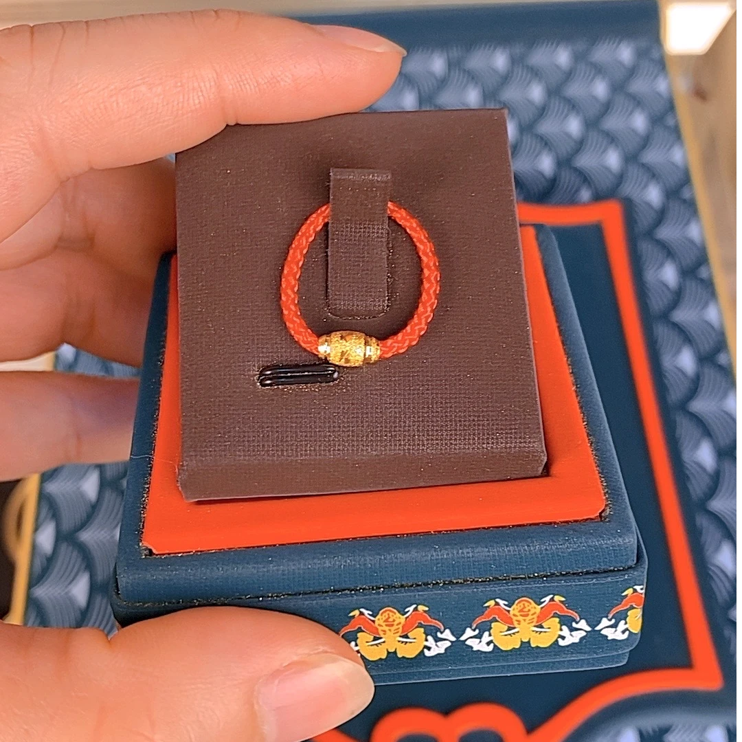 合金戒指 红绳戒指橄榄女款时尚戒指手工编织红绳戒子