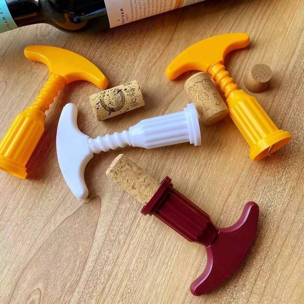 红酒开瓶器葡萄酒啤酒启瓶器塑料起子不锈钢家用拔塞器工具便携式