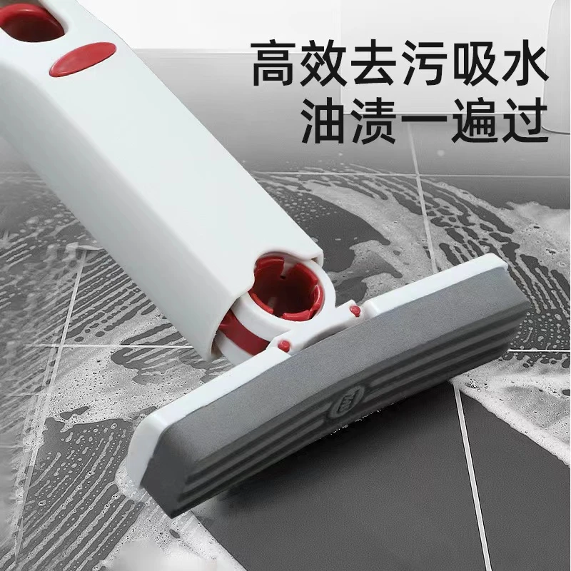 家用迷你小拖把便携吸水胶棉家居宿舍玻璃刮水免手洗拖把超强吸水