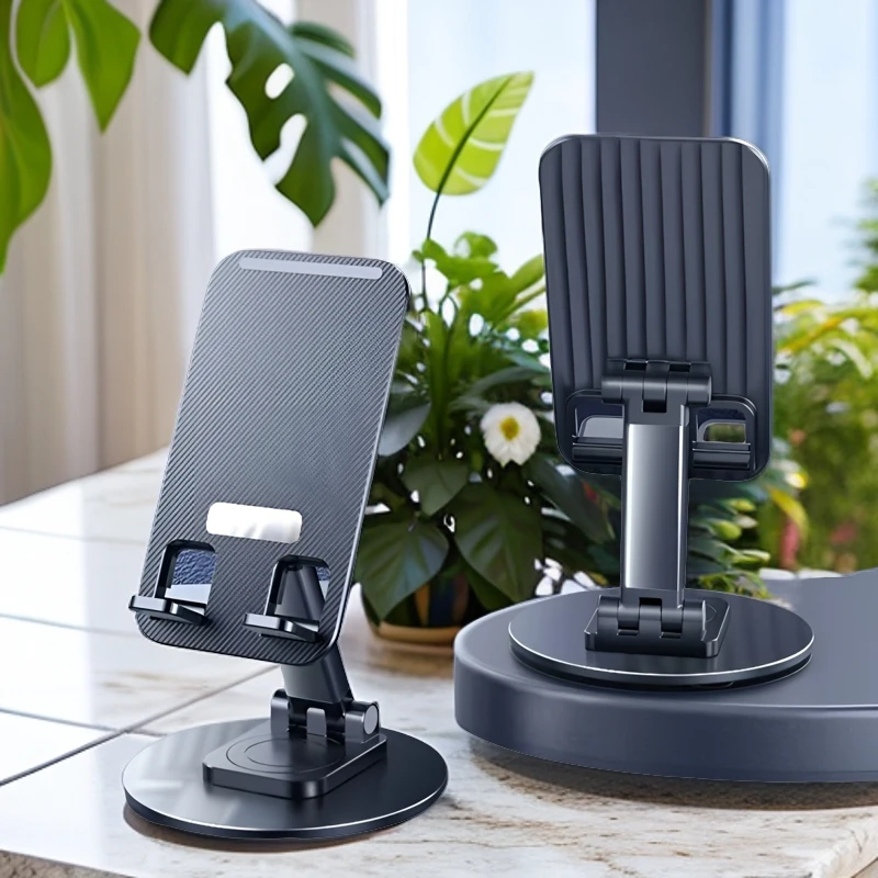 升降折叠多功能金属手机支架桌面360度旋转平板通用手机支撑架子