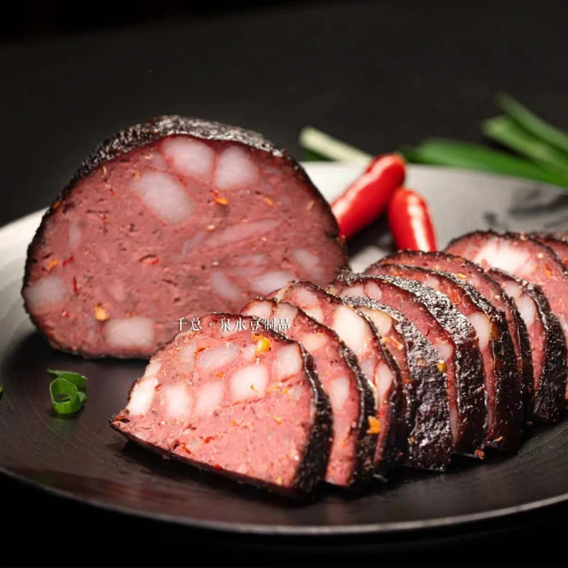 张家界特产血豆腐 猪血丸子 土家腊味  拍1得4坨