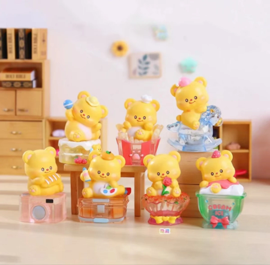 可爱甜品小熊灯盲盒