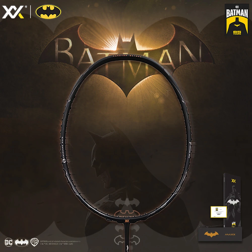 MAXX官方正品全碳素进攻专业羽毛球拍蝙蝠侠联名4U高颜值耐用拍子