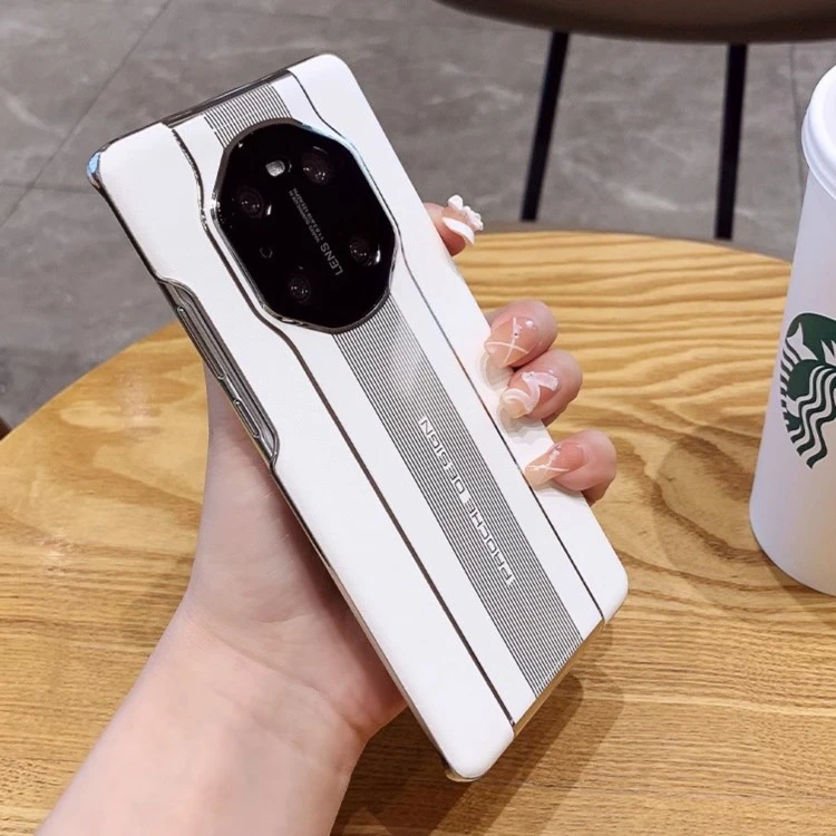 适用华为手机壳RS秒变保时捷皮纹电镀高档全包防摔简约荣耀保护套